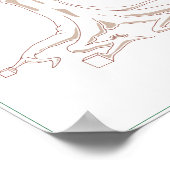 Boom met kubuswortelen poster (Hoek)