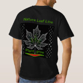 Boom met netting leaf design - Natuur geïnspireerd T-shirt (Achterkant)