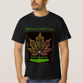 Boom met netting leaf design - Natuur geïnspireerd T-shirt (Voorkant)