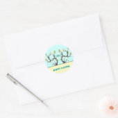Boom met Stickers en paaseieren (Envelop)