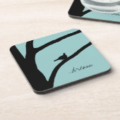 Boom met Vogel Drankjes Onderzetter (Linkerzijde)