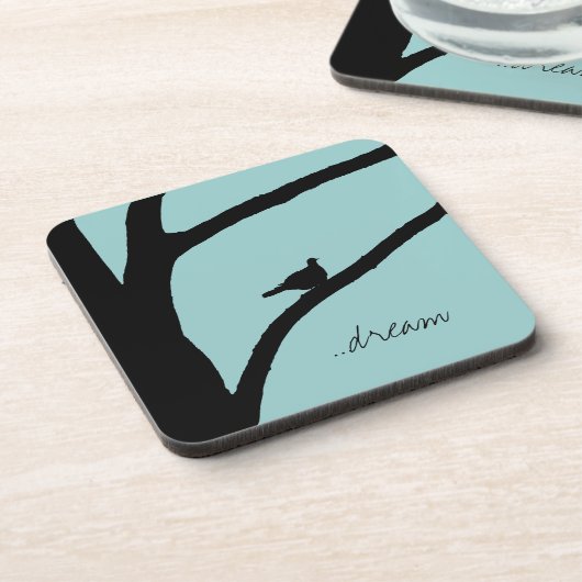 Boom met Vogel Drankjes Onderzetter (Linkerzijde)