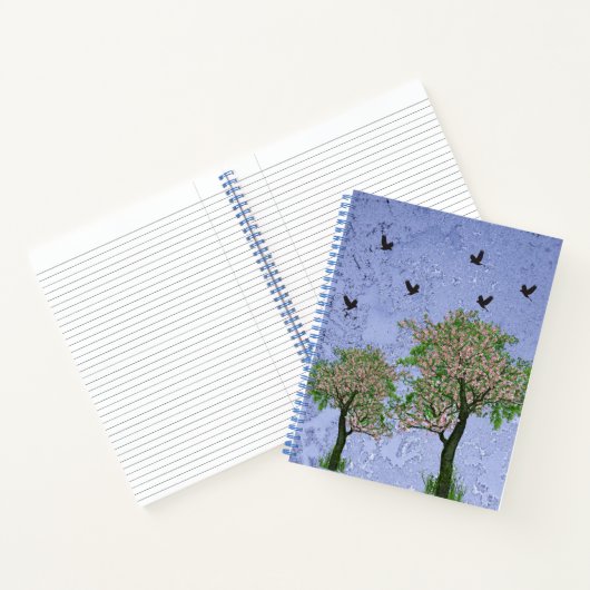 Boom met Vogels Notitieboek (Binnen)