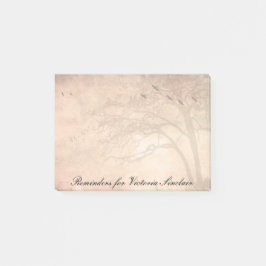 Boom met vogels post-it® notes