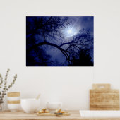 Boom met wandgrootte Silhouette Poster (Keuken)