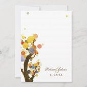 Boom met weddenschap kaart (Voorkant)