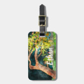 Boom met windklem bagagelabel (Voorkant verticaal)