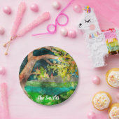 Boom met windklem papieren bordje (Feest)