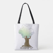 Boom mijn weg tote bag (Achterkant)