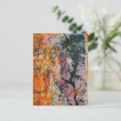 Boom Mixed Media Collage Briefkaart (Staand voorkant)