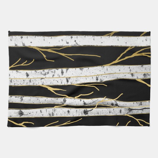 Boom Modern Forest Natuur Theedoek (Horizontaal)