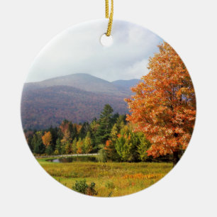 Boom Mount Mansfield Vermont Keramisch Ornament