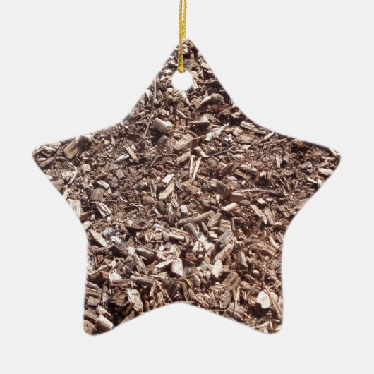 Boom, Natuur, bruin Keramisch Ornament (Voorkant)