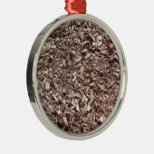 Boom, Natuur, bruin Metalen Ornament (Rechts)