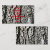Boom Natuur Fotografie Visitekaartje (Voorkant / Achterkant)