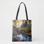 Boom Natuur Landschap Tote Bag (Voorkant)