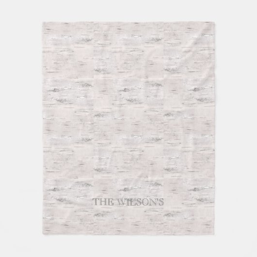 Boom Natuurlijke NAAM buitenshuis Grauwe slijm Fleece Deken (Voorkant)