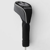 Boom Neergelaten Disc Golf Grappige Stomme Boom-ni Golfheadcover (Schuin)