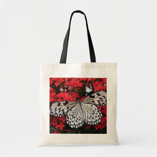 Boom Nymph Butterfly Canvas Canvas tas zwart/wit (Voorkant)