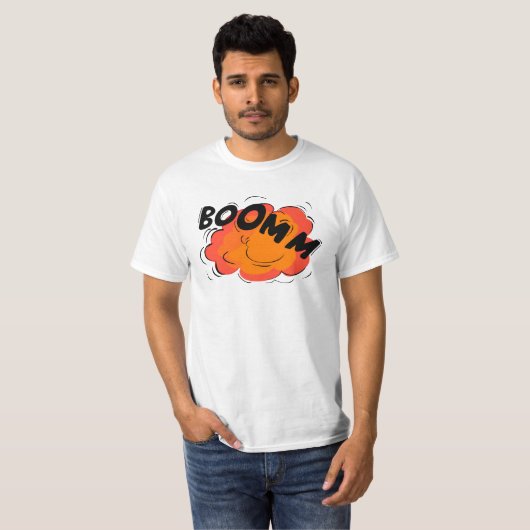 Boom ontploffing t-shirt (Voorkant volledig)