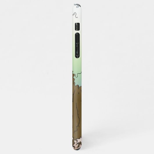 Boom op boven iPhone hoesje (Linkerkant)