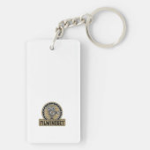 Boom Op Definition - Grappige Film Crew Sleutelhanger (achterkant)