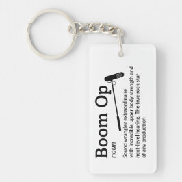 Boom Op Definition - Grappige Film Crew Sleutelhanger
