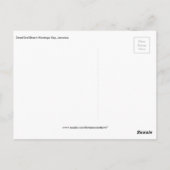 BOOM OP GEDEELDE BAND IN JAMAICA BRIEFKAART (Achterkant)