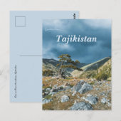 Boom op het Fann-gebergte in Tadzjikistan Briefkaart (Voorkant / Achterkant)
