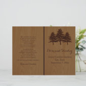 Boom op het programma voor de bruiloft van houtbru (Staand voorkant)