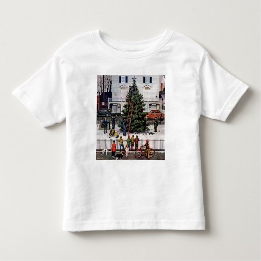 Boom op het stadsplein kinder shirts (Voorkant)