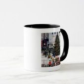 Boom op het stadsplein mok (Voorkant rechts)