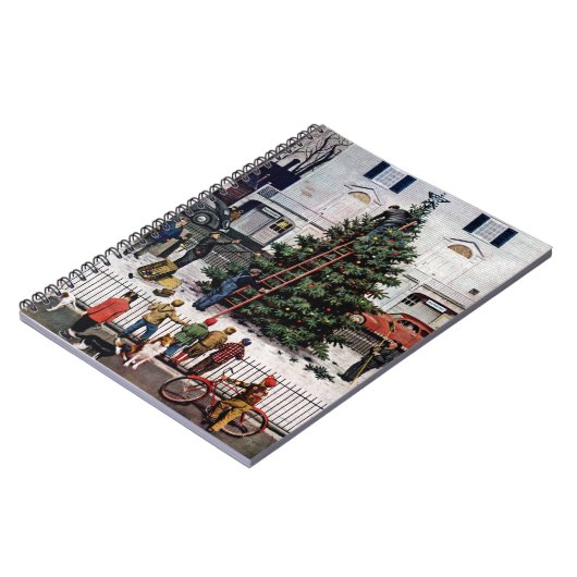 Boom op het stadsplein notitieboek (Linkerzijde)