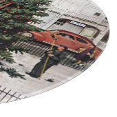 Boom op het stadsplein snijplank (Hoek)