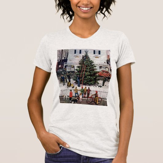 Boom op het stadsplein t-shirt (Voorkant)