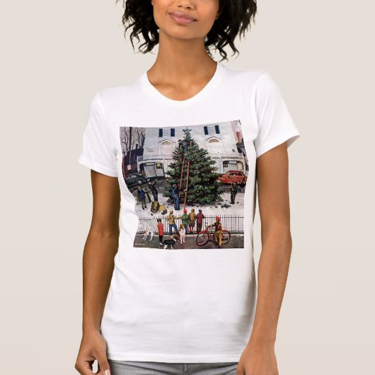 Boom op het stadsplein t-shirt (Voorkant)