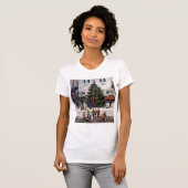 Boom op het stadsplein t-shirt (Voorkant volledig)