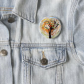 Boom op structuur ronde button 5,7 cm (In situ)