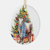 Boom Ornament met kalf Ornament (Rechts)