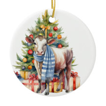 Boom Ornament met kalf Ornament