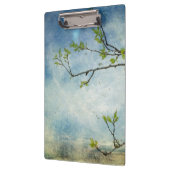 Boom over getextureerde hemel klembord (Links)