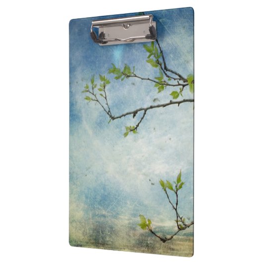 Boom over getextureerde hemel klembord (Links)