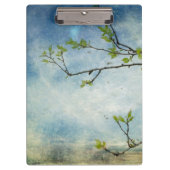 Boom over getextureerde hemel klembord (Voorkant)