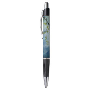 Boom over getextureerde hemel pen
