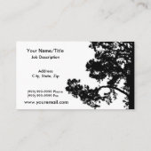 Boom over heuvel/Spirituele sterkte © Visitekaartje (Achterkant)