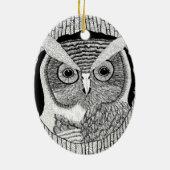 Boom Owl Ornament (Achterkant)