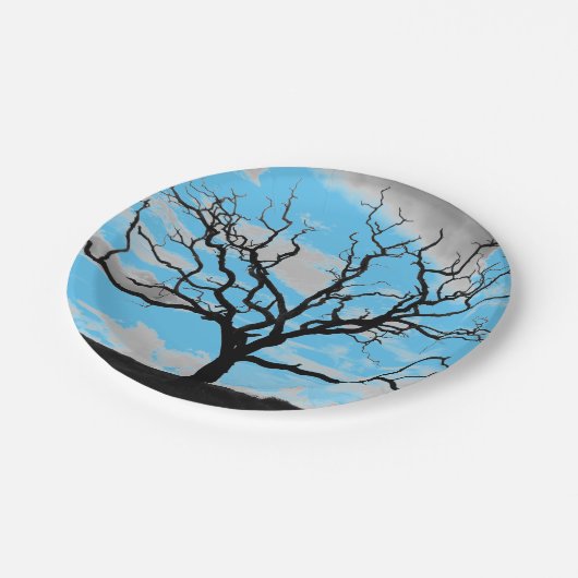 Boom Papieren Bordje (Gekanteld)