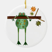 Boom Phrog-Ornament Keramisch Ornament (Achterkant)