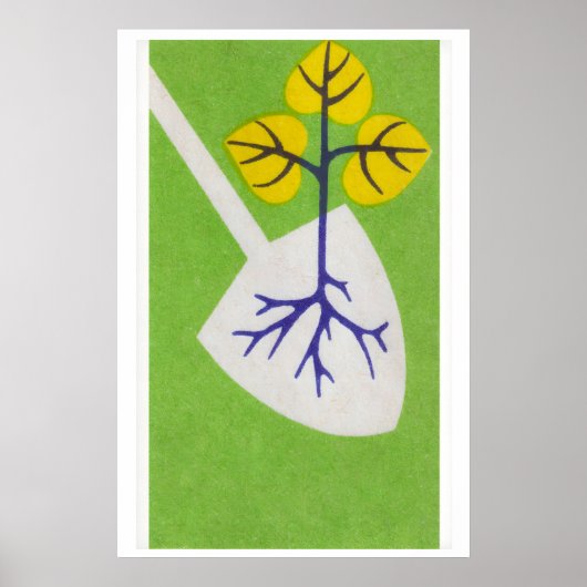 Boom planten - Luciferdoosje Print - Esthetische M (Voorkant)