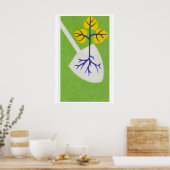 Boom planten - Luciferdoosje Print - Esthetische M (Keuken)